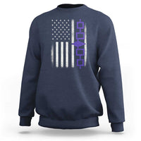 Haudenosaunee Iroquois USA Flag Native American Sweatshirt - Wonder Print Shop
