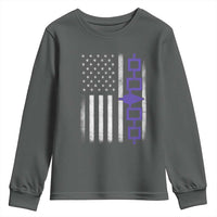 Haudenosaunee Iroquois USA Flag Native American Youth Sweatshirt - Wonder Print Shop