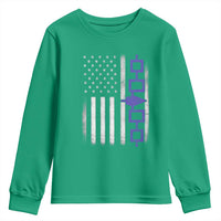 Haudenosaunee Iroquois USA Flag Native American Youth Sweatshirt - Wonder Print Shop