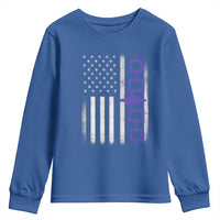Haudenosaunee Iroquois USA Flag Native American Youth Sweatshirt - Wonder Print Shop