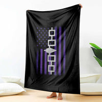 Haudenosaunee Iroquois Pride USA Flag Native American Throw Blanket - Wonder Print Shop