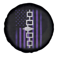 Haudenosaunee Iroquois Pride USA Flag Native American Spare Tire Cover - Wonder Print Shop