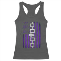 Haudenosaunee Iroquois Pride USA Flag Native American Racerback Tank Top - Wonder Print Shop