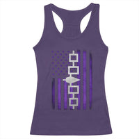 Haudenosaunee Iroquois Pride USA Flag Native American Racerback Tank Top - Wonder Print Shop