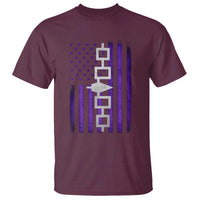 Haudenosaunee Iroquois Pride USA Flag Native American T Shirt - Wonder Print Shop