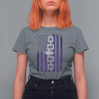 Haudenosaunee Iroquois Pride USA Flag Native American T Shirt For Women - Wonder Print Shop