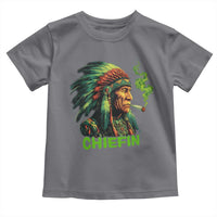 Funny Chiefin Weed Indian Native American Marijuana Toddler T Shirt - Wonder Print Shop