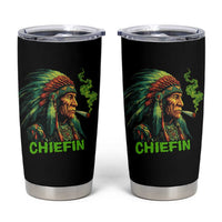 Funny Chiefin Weed Indian Native American Marijuana Tumbler Cup - Wonder Print Shop