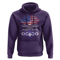 American Grown With Iroquois Roots Hoodie Tree USA Flag - Wonder Print Shop
