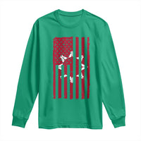 Oglala Lakota Sioux USA Flag Native American Long Sleeve Shirt - Wonder Print Shop