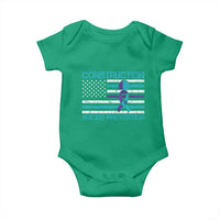 Construction Suicide Prevention Awareness Baby Onesie Mental Health American Flag