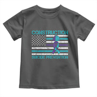 Construction Suicide Prevention Awareness Toddler T Shirt Mental Health American Flag