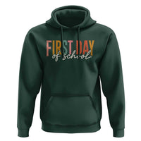 First Day of School Teacher Student Hoodie Funny Back to School Retro
