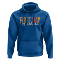 First Day of School Teacher Student Hoodie Funny Back to School Retro