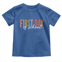 First Day of School Teacher Student Toddler T Shirt Funny Back to School Retro
