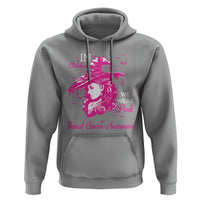 Breast Cancer Awareness Hoodie In October We Wear Pink Halloween Witch