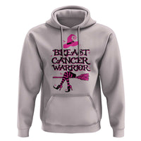 Breast Cancer Warrior Witch Hoodie Hat Shoes Broom Pink Ribbon Witchy Vibe - Wonder Print Shop