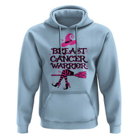 Breast Cancer Warrior Witch Hoodie Hat Shoes Broom Pink Ribbon Witchy Vibe - Wonder Print Shop