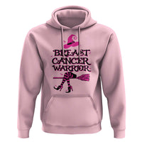 Breast Cancer Warrior Witch Hoodie Hat Shoes Broom Pink Ribbon Witchy Vibe - Wonder Print Shop