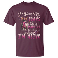 Breast Cancer Awareness T Shirt I Wear My Scars Like A Warrior For They're Reminder I'm Alive Butterfly - Wonder Print Shop