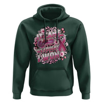 Breast Cancer Awareness Hoodie It Came We Fought I Won Boxing Gloves Pink Ribbon Flowers Leopard - Wonder Print Shop