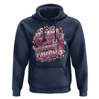 Breast Cancer Awareness Hoodie It Came We Fought I Won Boxing Gloves Pink Ribbon Flowers Leopard - Wonder Print Shop