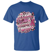Breast Cancer Awareness T Shirt It Came We Fought I Won Boxing Gloves Pink Ribbon Flowers Leopard - Wonder Print Shop