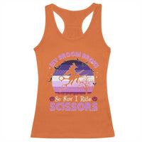 Funny Lesbian Witch Halloween Racerback Tank Top My Broom Broke So Now I Ride Scissors - Wonder Print Shop