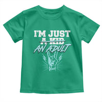 Funny Adulthood Saying Toddler T Shirt Rock N Roll Lover - Wonder Print Shop