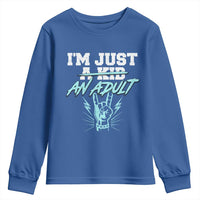 Funny Adulthood Saying Youth Sweatshirt Rock N Roll Lover - Wonder Print Shop