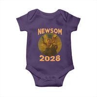 Gavin Newsom 2028 Baby Onesie Patriotic Leader President 48 Riding Bear - Wonder Print Shop