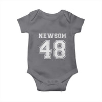 Newsom 48 Baby Onesie Gavin Newsom 2028 Presidential Election Campaign - Wonder Print Shop