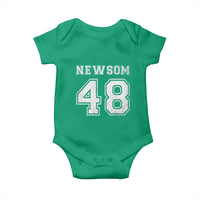 Newsom 48 Baby Onesie Gavin Newsom 2028 Presidential Election Campaign - Wonder Print Shop