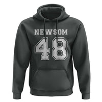 Newsom 48 Hoodie Gavin Newsom 2028 Presidential Election Campaign - Wonder Print Shop