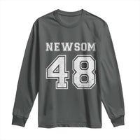 Newsom 48 Long Sleeve Shirt Gavin Newsom 2028 Presidential Election Campaign - Wonder Print Shop