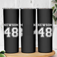 Newsom 48 Skinny Tumbler Gavin Newsom 2028 Presidential Election Campaign - Wonder Print Shop