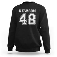 Newsom 48 Sweatshirt Gavin Newsom 2028 Presidential Election Campaign - Wonder Print Shop
