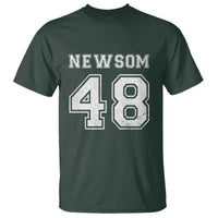 Newsom 48 T Shirt Gavin Newsom 2028 Presidential Election Campaign - Wonder Print Shop