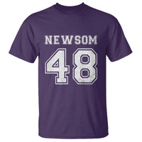 Newsom 48 T Shirt Gavin Newsom 2028 Presidential Election Campaign - Wonder Print Shop