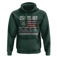 250 Years Semiquincentennial Hoodie 250th America Anniversary Independence Day USA Flag - Wonder Print Shop