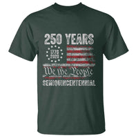 250 Years Semiquincentennial T Shirt 250th America Anniversary Independence Day USA Flag - Wonder Print Shop