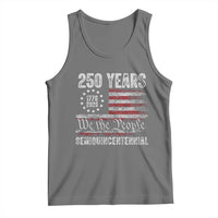 250 Years Semiquincentennial Tank Top 250th America Anniversary Independence Day USA Flag - Wonder Print Shop