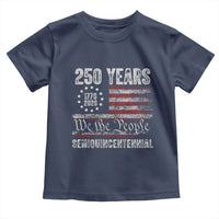 250 Years Semiquincentennial Toddler T Shirt 250th America Anniversary Independence Day USA Flag - Wonder Print Shop