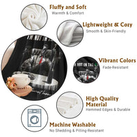 Funny Italian American Mafia Gangster Throw Blanket I Am Not In The Mafia I'm In The Restaurant Business - Wonder Print Shop