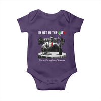 Funny Italian American Mafia Gangster Baby Onesie I Am Not In The Mafia I'm In The Restaurant Business - Wonder Print Shop