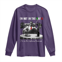 Funny Italian American Mafia Gangster Long Sleeve Shirt I Am Not In The Mafia I'm In The Restaurant Business - Wonder Print Shop