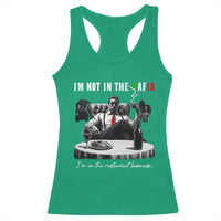 Funny Italian American Mafia Gangster Racerback Tank Top I Am Not In The Mafia I'm In The Restaurant Business - Wonder Print Shop