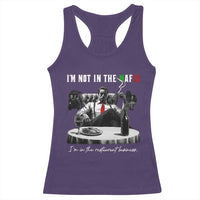 Funny Italian American Mafia Gangster Racerback Tank Top I Am Not In The Mafia I'm In The Restaurant Business - Wonder Print Shop