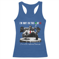 Funny Italian American Mafia Gangster Racerback Tank Top I Am Not In The Mafia I'm In The Restaurant Business - Wonder Print Shop