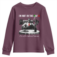 Funny Italian American Mafia Gangster Youth Sweatshirt I Am Not In The Mafia I'm In The Restaurant Business - Wonder Print Shop